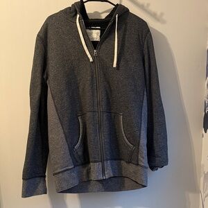 Sonoma Men’s LARGE Zip-Up Hoodie (dark grey)